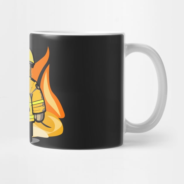 Rural Firefighter Male - Large Design (Yellow Helmet) by Flashover